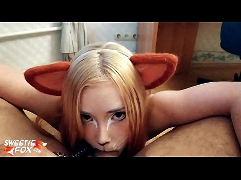 ❤️ Kitsune vale Dick ak kom nan bouch li ❤️ Porno nan nou ﹏
